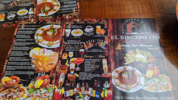 El Rinconcito Y Cafe menu