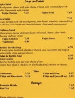 Poblanos Cafe menu