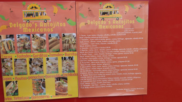 Delgado Antojitos Mexicanos menu