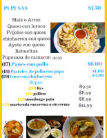 Pupuseria El Salvadoreño menu
