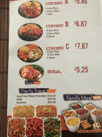 Panpan Wok menu