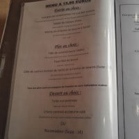 Le Jardin des Consuls menu