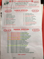 Panda menu