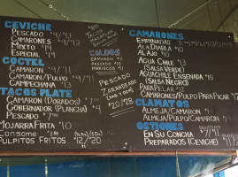 Centro Botanero Mazatlan menu