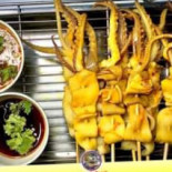 ปลาหมึกย่างลุงภา Comida