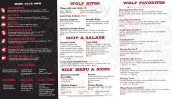 Howling Wolf Taqueria menu