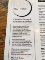 New Moon Vt menu