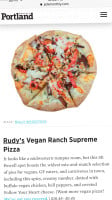 Rudy's Pizza menu