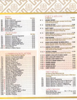 China One menu