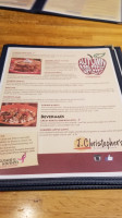 J. Christopher's menu