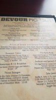 Chef Reeky’s Cafe Juice menu