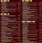 Lal Qila Restaurant menu