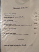 A L'ecu D'or menu