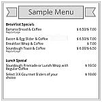 La Petite Espresso & Slider Bar menu