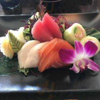 Chubby Salmon Hibachi And Sushi food
