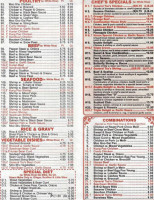 China House menu