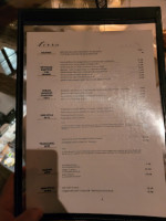 Restaurante Terra menu