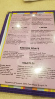 Wild Eggs menu