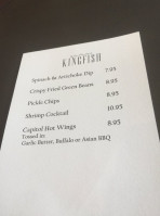 Kingfish Grill menu