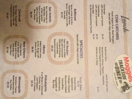 Rosie's Trackside Diner menu