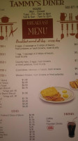 Tammy's Diner Llc menu