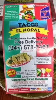 Tacos El Nopal food