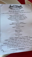Cascina Caterina menu