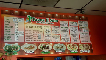 Tacos El Sabor food