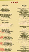 Tacos El Rey menu