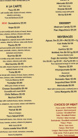 Tacos El Rey menu