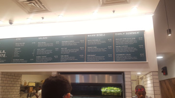 Sweetgreen menu