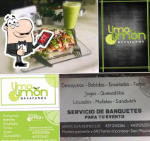 Lima Limon Desayunos Y Comidas food