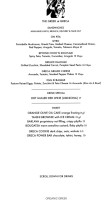 The Greek Tribeca menu