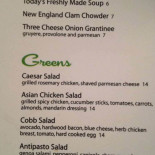 Bistro 79 Cardápio