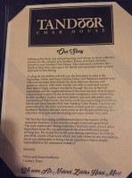 Tandoor Char House menu