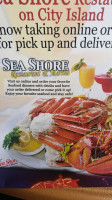 Sea Shore Restaurant & Marina food