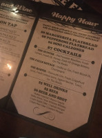 The Falls menu