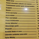 Artzai Enea Cardápio