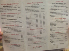 Parkview Grocery Deli menu