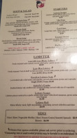 Lazy Lobster menu