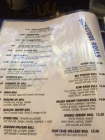 Rise Sushi menu