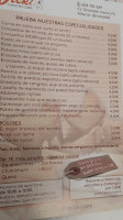 Asadero Vicki menu