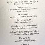 L'Aliança d'Anglès Cardápio