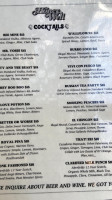 The Honey Well menu