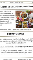 The Plant Cafe Organic Dogpatch menu
