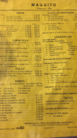 Maguito menu