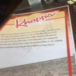 Knapp's Cardápio