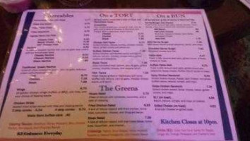 Carney's Pub Grill menu