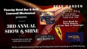 Thorsby Grill Kitchen Music Social menu