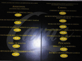 Cava's menu